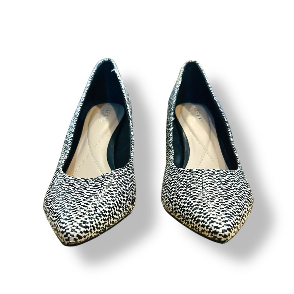Alfani Step ’N Flex Jeules Black White Tweed Pointed Toe Heels Size 10M – NEW - Picture 6 of 14